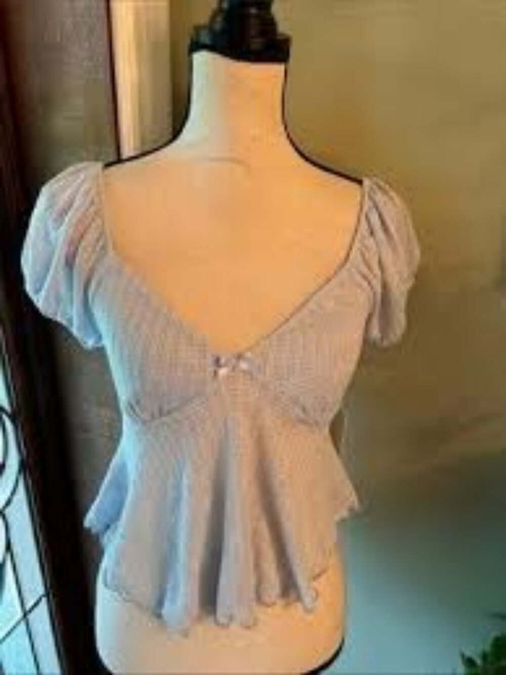 Baby Blue Blouse